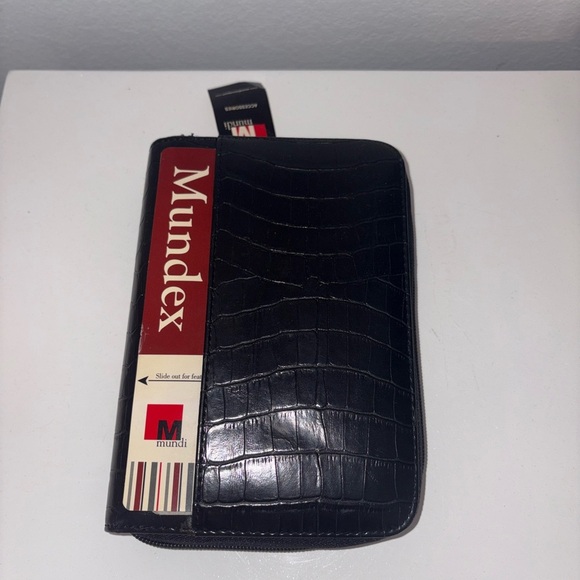 Vintage Mundi Mundex Daily Planner Organizer Wallet NWT - Picture 8 of 14
